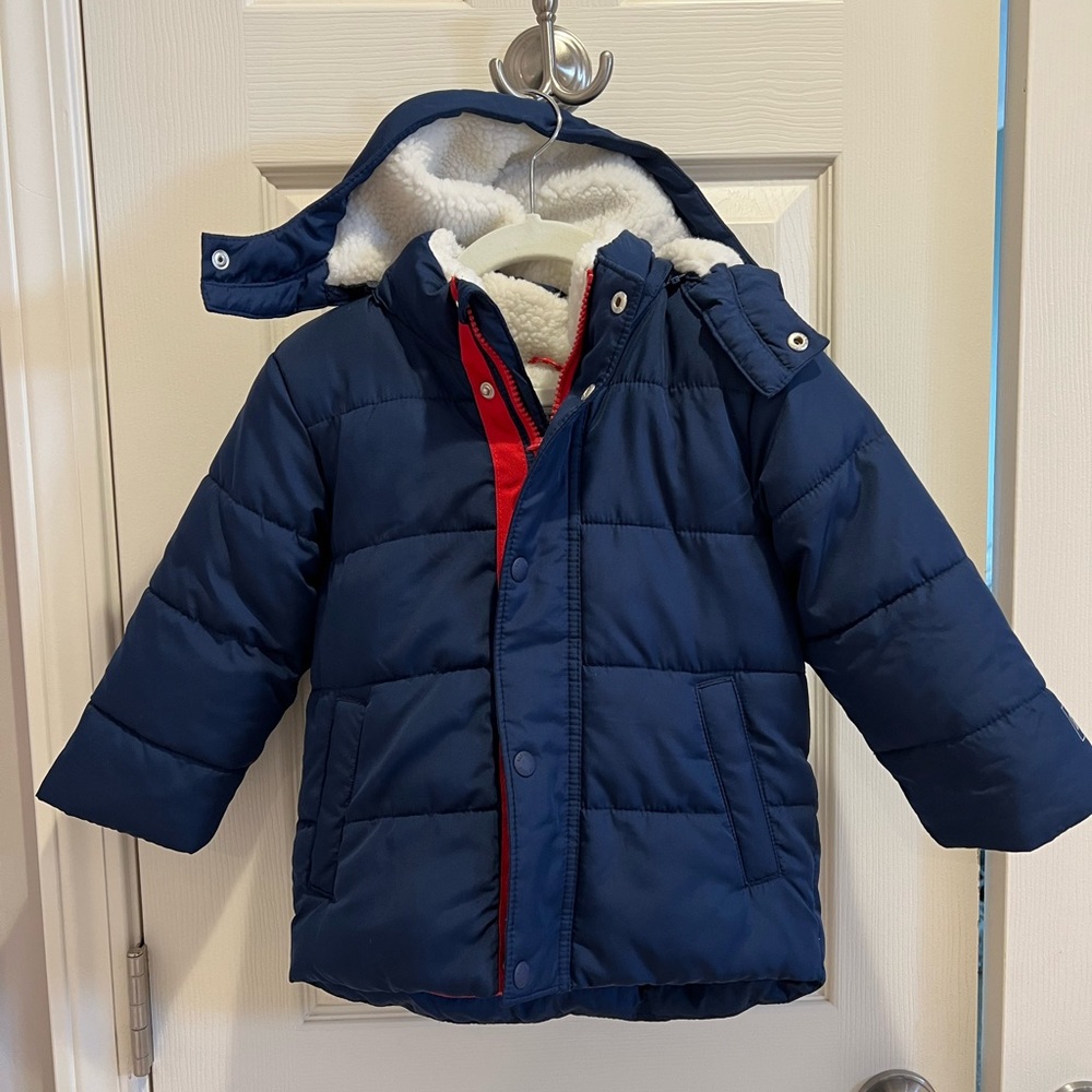 GAP Kids Navy Blue Puffer Jacket